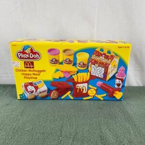 NEW 2000 Play-Doh McDonaldLand Chicken McNuggets Happy Meal Playshop Sealed